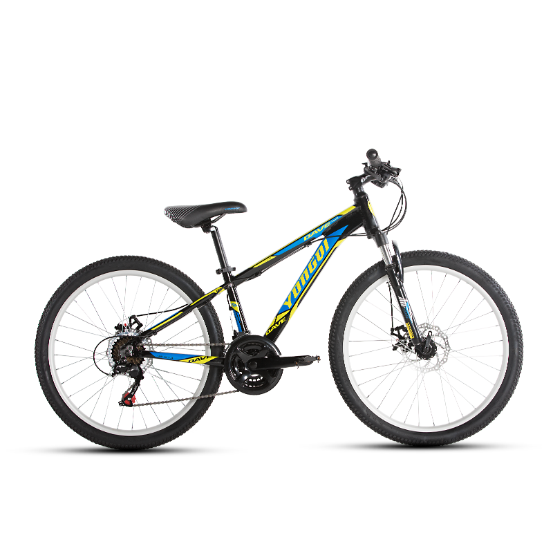 戴夫10 24寸 青年7速减震 ( 黑 ) 高强度铝合金 自行车